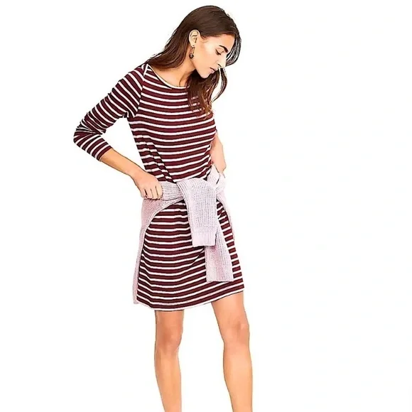 Lou & Grey Striped Signature Soft Sweater Dress - Picture 2 of 12